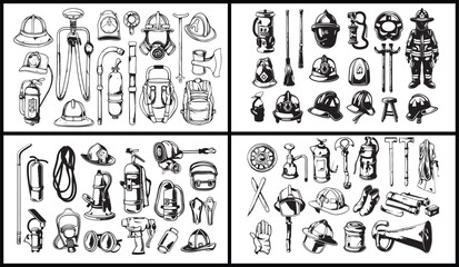 Obraz premium fire accessory illustration vector, flame element design, burning fire artwork, fire object silhouette, heat energy concept vector, fire decoration graphic, flame icon illustration, fire effect design