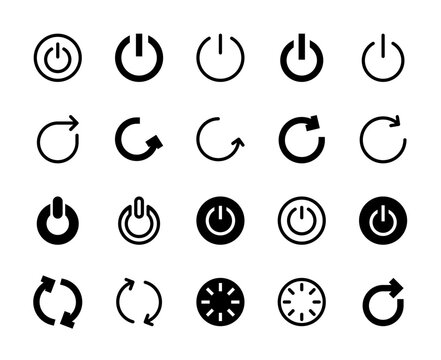 20 Battery and Power Icons Line and Solid style for Device Status