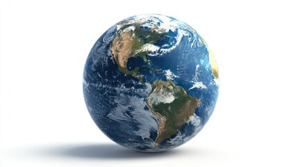 Fototapeta premium Conceptual image of planet earth shaped like an egg symbolizing new beginnings and the fragility of our world