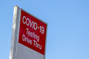 COVID-19 Testing Centre signage