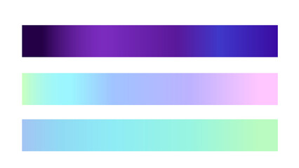 Abstract gradient background with horizontal bands of purple, pink, and turquoise hues.