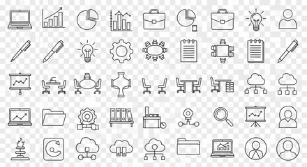 set of icons for web