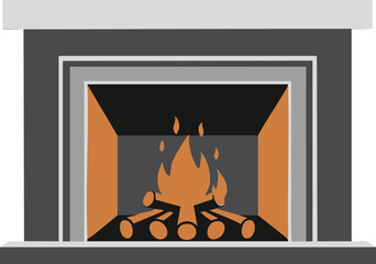 Cozy Fireplace Hearth (Dark)