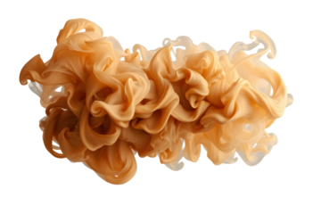 Dynamic Light Brown Fluid Abstract Swirl