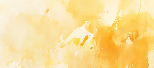 Abstract watercolor painting with soft yellow and orange tones creates a warm and inviting atmosphere empty template ideal for personalized use