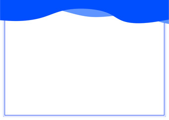 Clean red minimalist border design for certificates, invitations, or creative backgrounds.