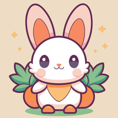 easter bunny with easter egg