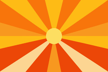 Abstract Sunburst Rays Vector Background