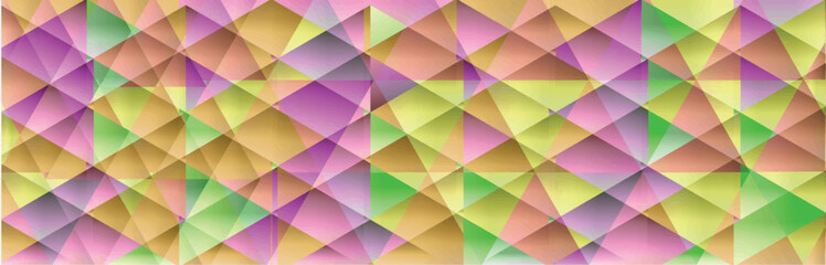 Obraz premium Multicolor abstract geometric pattern. Low poly design. Vector illustration 