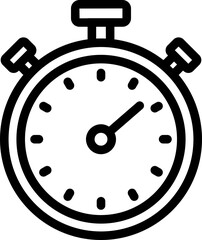 Stopwatch Line Icon