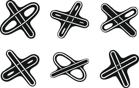 Engaging abstract shapes design elements seamless pattern for backgrounds and textiles