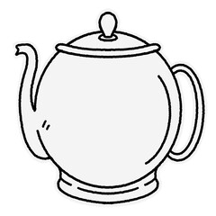 coffee maker appliance line art illustration