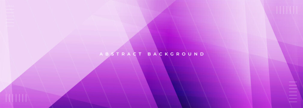 Abstract geometric banner with transparent diagonal shapes and lines. Wide modern background suit for poster, flyer, card, business presentation, social media. Vector illustration