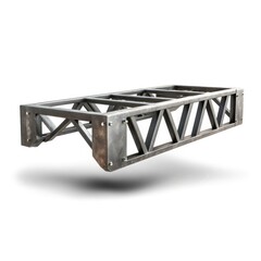 Industrial Steel Frame Structure with Geometric Design and Strong Support