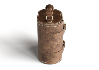 Handcrafted Leather Whiskey Carrier Set