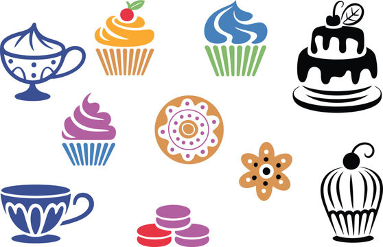 Delightful tea py treats featuring cupcakes, cookies, and teacups for celebrations
