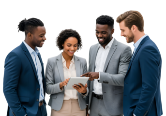 group of business people working together