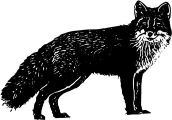 silhouette of a wolf svg
