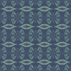 Boho Seamless Pattern with Butterfly Motif Abstract doodle seamless patterns art, meditation, peaceful, coloring, prints, ornamental design, fabric, carpet, t-shirt.
