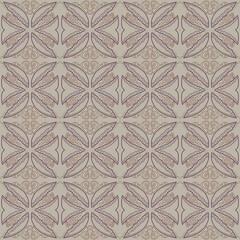Beige Floral Pattern with Maroon Accents Abstract doodle seamless patterns art, meditation, peaceful, coloring, prints, ornamental design, fabric, carpet, t-shirt.
