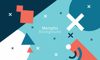 Abstract geometric shapes flat background. Graphic design element. Vector