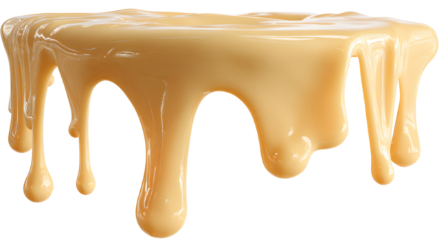 Dripping sweetened condensed milk