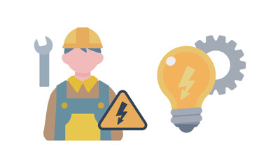 電気技師のイラスト