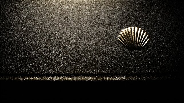 heraldry. A prestigious gold seal stands out against a dark textured backdrop, radiating ceremonial elegance. event programs.