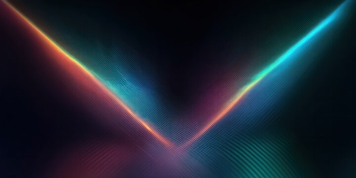 Dynamic colorful light waves abstract art digital realm visually captivating modern artistic perspective