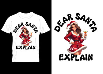 CHRISTMAS T-SHIRT DESIGN merry christmas vector custom t shirt design 