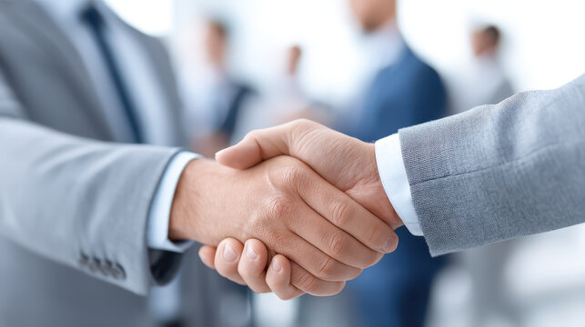 Corporate agreement is significant milestone for any team, showcasing collaboration and commitment in business world. This handshake symbolizes trust and partnership