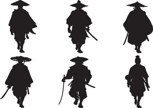 Samurai in Disguise Silhouette Collection