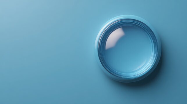 Blue circular button icon representing suggestion feature with bubble for next steps in user interface design