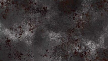 Close-up view of a heavily rusted and corroded dark metal surface with rough texture and reddish-brown patches. - Powered by Adobe