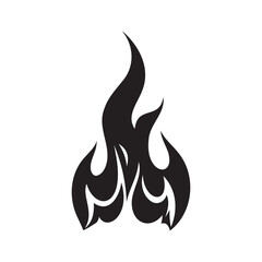 Stylized flame icon