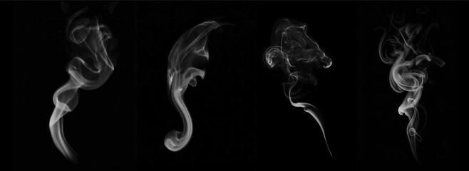 Smoke Collection on Background