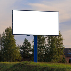 Background for design, billboards on city streets and along roads