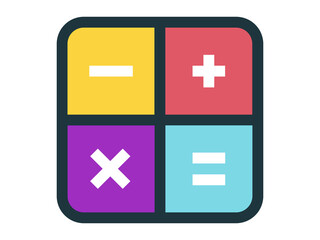 Obraz premium Calculator emoji icon design