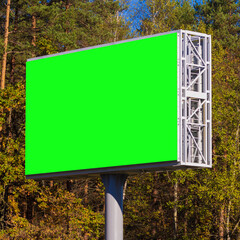 Background for design, billboards on city streets and along roads
