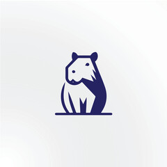 Tropical Capybara Logo – Creative Nature Brand Symbol