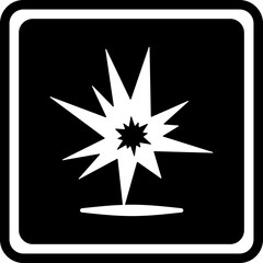 Explosive icon illustration