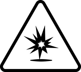 vector illustration of a explosive icon