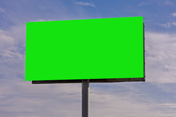 Fototapeta premium Background for design, billboards on city streets and along roads