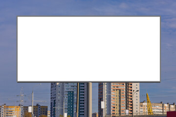 Background for design, billboards on city streets and along roads