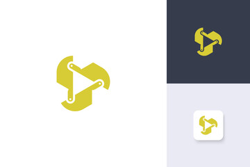 knife logo design vector template