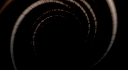 Abstract Dark Spiral Tunnel | Modern Graphic Design Background for Technology, Science and Creative Projects