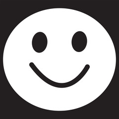 Set of geometric smiling face icons in black and white.Collection of vector smiley faces in different geometric shapes including circle, heart, triangle, and star, ideal design or branding.EPS10/AI.