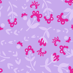 Bright Modern Bold Floral Pattern