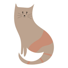 Hand Drawn Cat Illustration