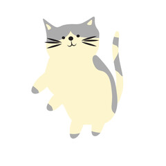 Hand Drawn Cat Illustration